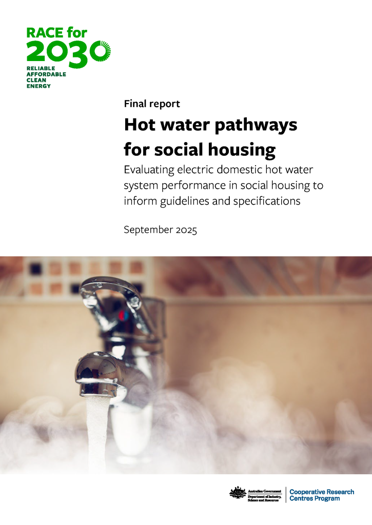 Hot water pathways for social housing