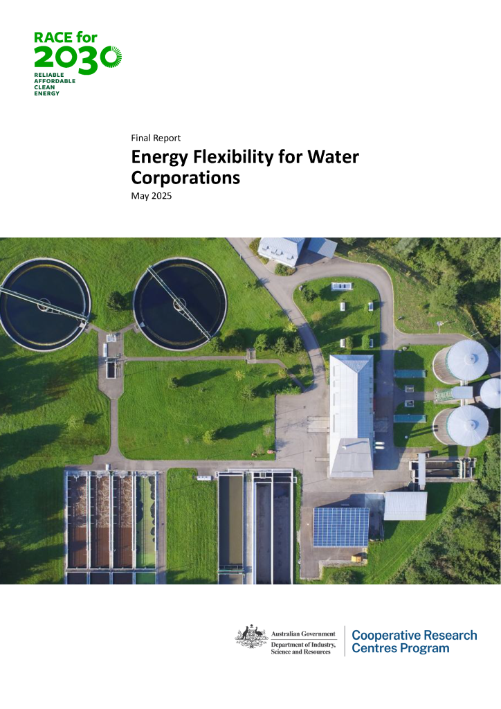 Energy Flexibility for Water Corporations